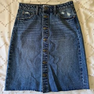 Denim Skirt - knee length